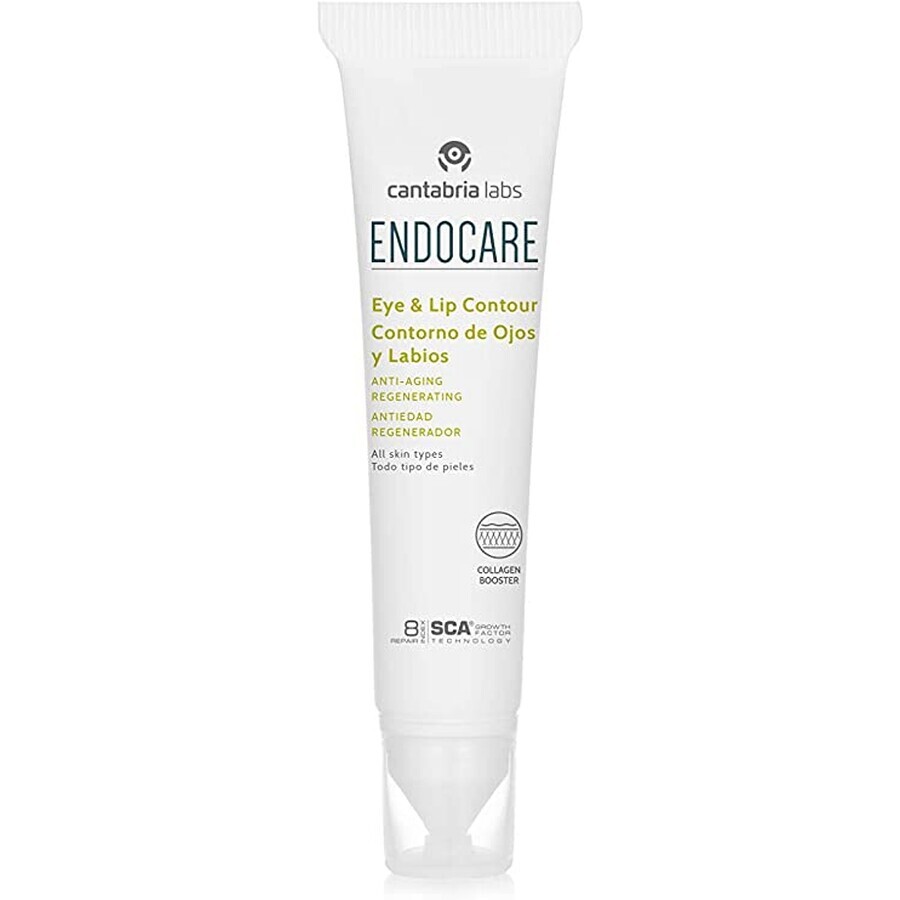  Endocare Contorno Occhi e Labbra Fluido Riparatore, 15 ml