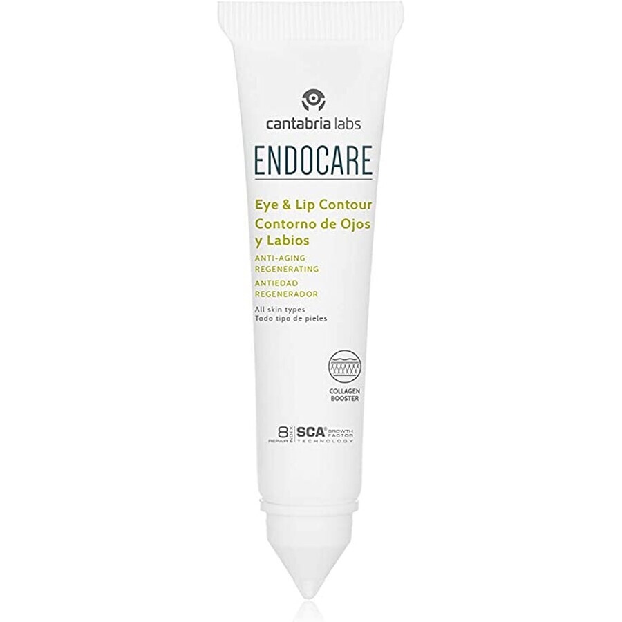  Endocare Contorno Occhi e Labbra Fluido Riparatore, 15 ml