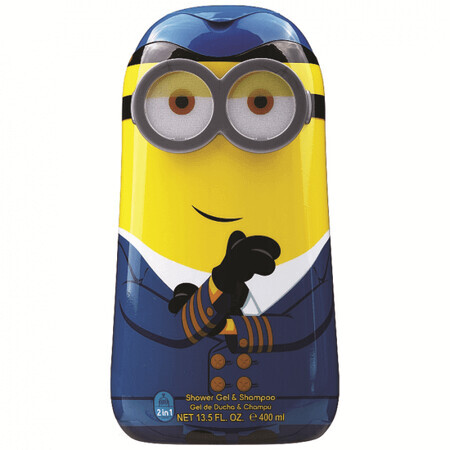 Gel de ducha y champú infantil Minions, 400 ml, Air Val