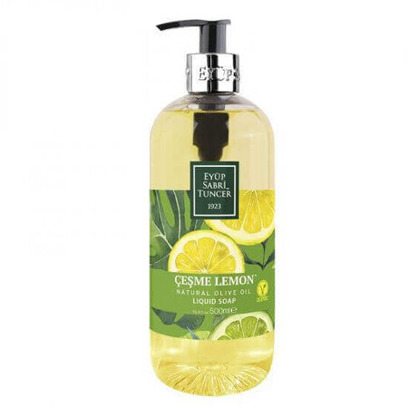 Sapone liquido con olio d'oliva naturale Cesme Lemon, 500 ml, Eyup Sabri Tuncer