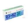 Vitamine D3 2000 UI + K2 75 mcg, 30 comprim&#233;s, Laboratoires Remedia