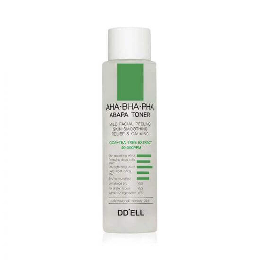 Tonico esfoliante delicato AHA BHA PHA, 150 ml, DD'ELL