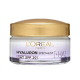 Crema da giorno idratante antirughe con Hyaluron Specialist SPF 20, 50 ml, Loreal