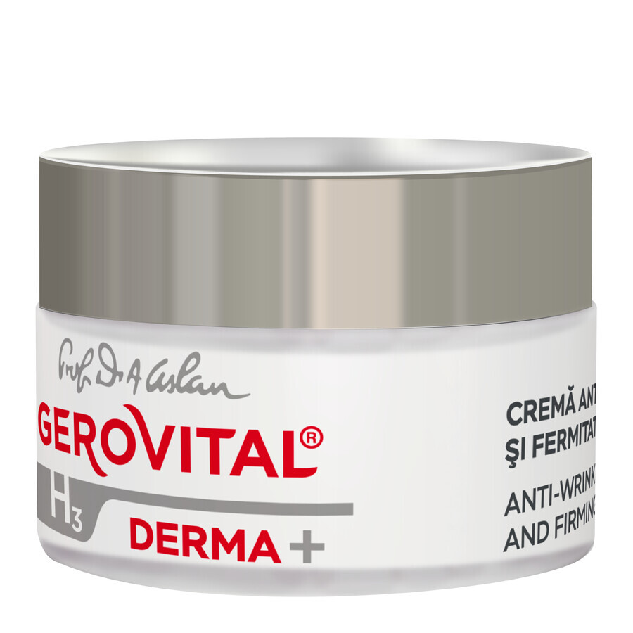 Crema antirid si fermitate Gerovital H3 Derma+, 50 ml, Farmec