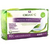 Organic cotton extra pads for incontinence, 10 pieces, Organyc