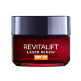 Crema antirughe da giorno con SPF 20 Revitalift Laser Renew, 50 ml, Loreal