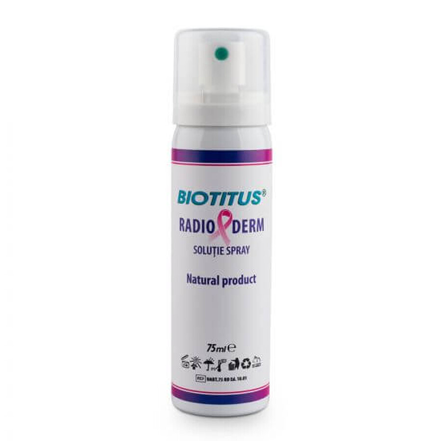 Solutie spray Biotitus Radioderm, 75 ml, Tiamis Medical