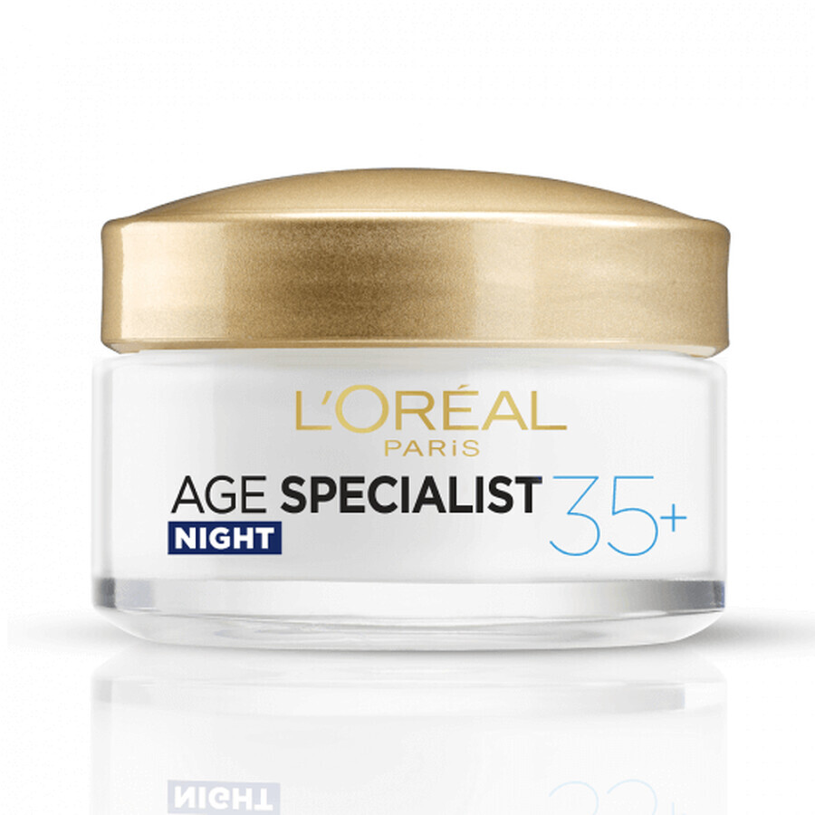 Crema notte antirughe Age Specialist 35+, 50 ml, Loreal