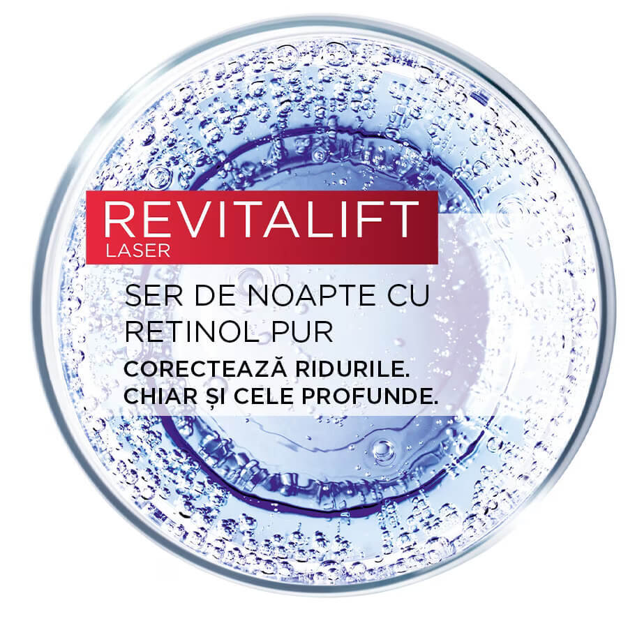 Serum de noche antiarrugas con 0,2% de retinol puro Revitalift Laser, 30 ml, Loreal