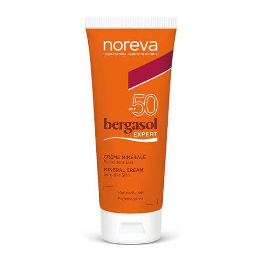 Crema minerale SPF50 Bergasol Expert, 40 ml, Noreva