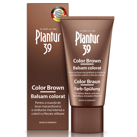 Acondicionador colorante Plantur 39 Color Marrón, 150 ml, Dr. Kurt Wolff