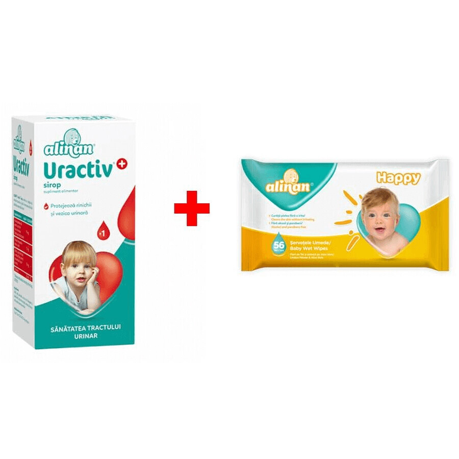 ALINAN URACTIV SCIROPPO 150 ML + SALVIETTE UMIDI