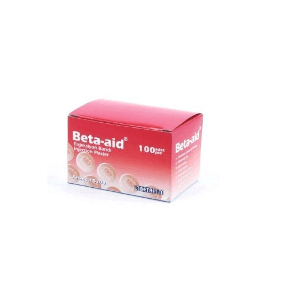 BETA AID PLASTURI ROTUNZI PENTRU INJECTII 22 MM  X 100 BUCATI