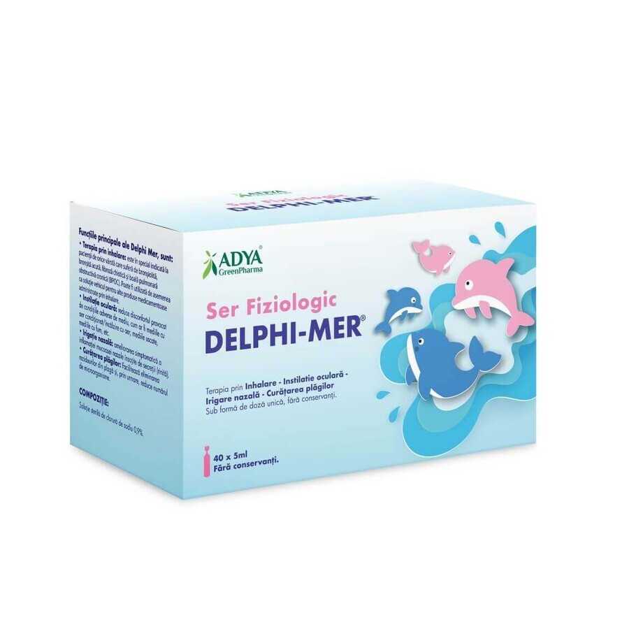 DELPHI - MER SIERO FISIOLOGICO 40 FIALE X 5 ML