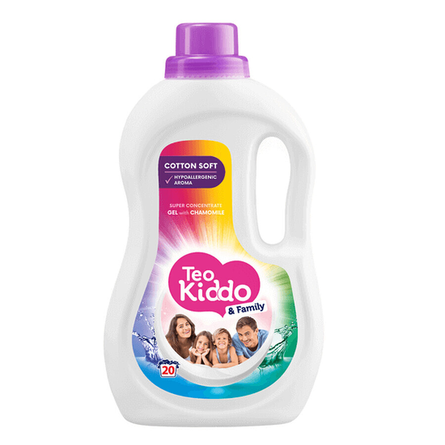 Detersivo liquido con estratto di camomilla Teo Kiddo, 1,1 L, Teo Bebe