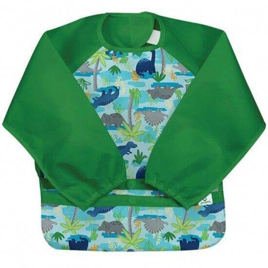 Bavetica multifunctionala cu maneci lungi Aqua Dino Jungle, 2-4 ani, Green Sprouts