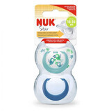 Star silicone soother, 2 pieces, 18-36 months, Nuk