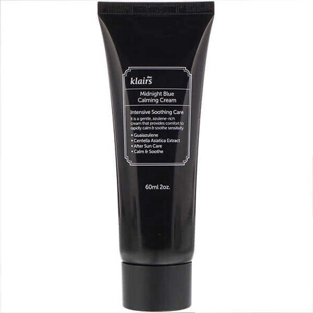 Crema lenitiva e confortante Midnight Blue, 60 ml, Klairs