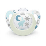 Silicone soother M1 Star Night, 1 piece, 0-6 months, Nuk