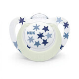 Chupete de silicona M3 Star Night, 1 pieza, 18-36 meses, Nuk