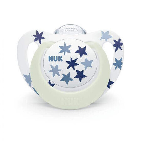 Sucette en silicone M3 Star Night, 1 pièce, 18-36 mois, Nuk