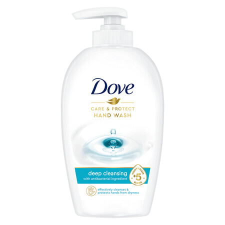 Care&amp;Protect liquid pump soap, 250 ml, Dove