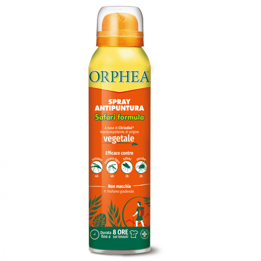 Spray natural contra las picaduras de insectos con extracto de Citriodiol, 100 ml, Orphea