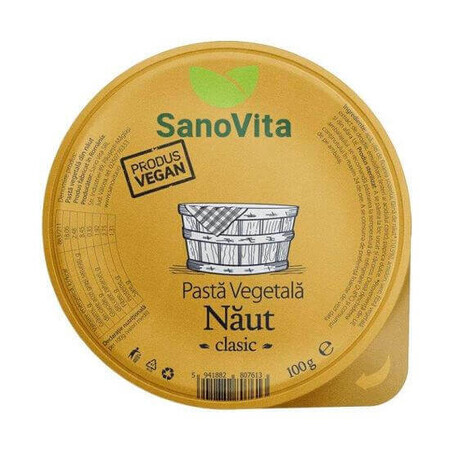 Pasta vegetal de espelta, 100 gr, Sanovita