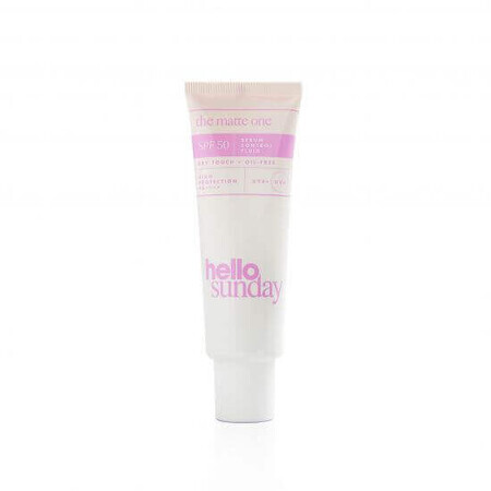 Crema fluida Sebum Control SPF 50 The Mate One, 50 ml, Hello Sunday