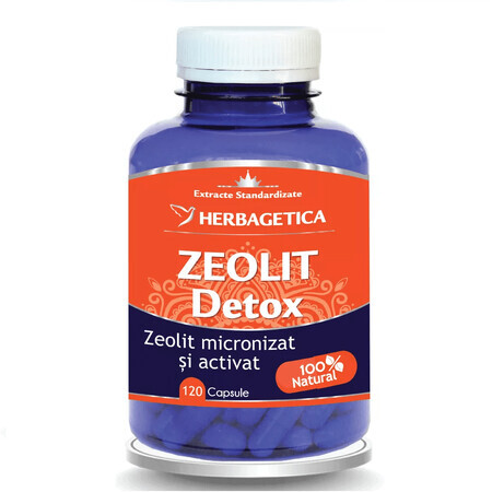 Zeolite Detox, 120 capsule, Herbagetica