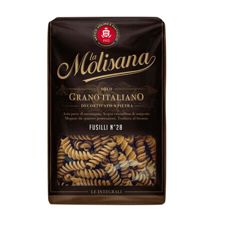 Fusilli wholemeal pasta № 28, 500 g, La Molisana