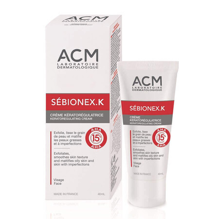 Sebionex K Crema Queratoregladora, 40 ml, Acm