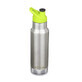 Thermos stretto con coperchio Sport ML Kid Classic, 355 ml, Acciaio spazzolato, Klean Kanteen