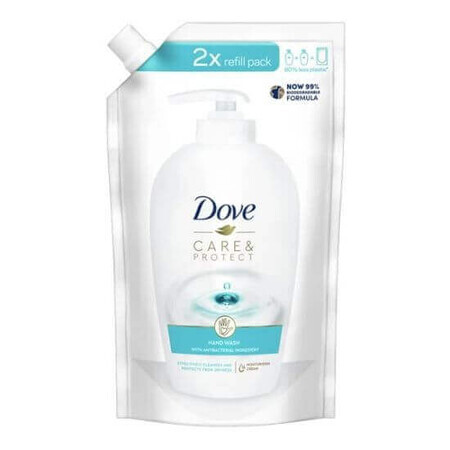 Care &amp; Protect liquid soap refill, 500 ml, Dove