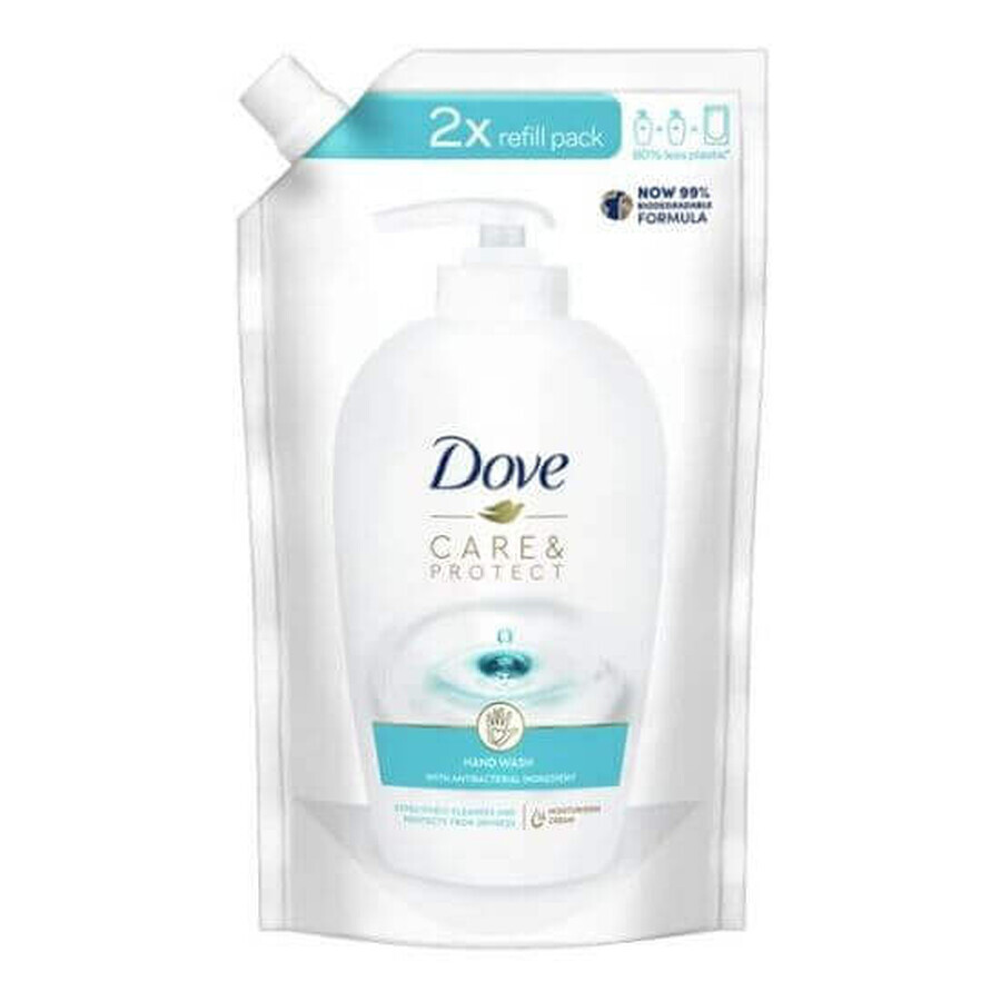 Care &amp; Protect liquid soap refill, 500 ml, Dove