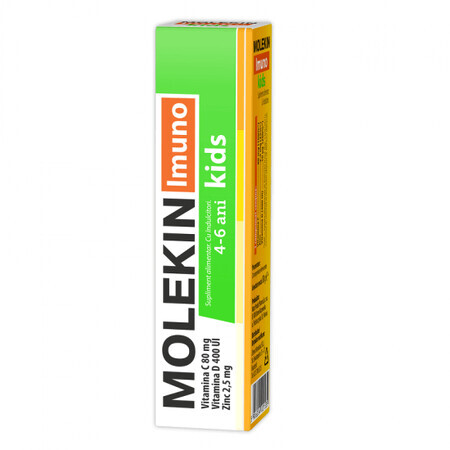 Molekin Imuno Kids, 20 compresse effervescenti, Zdrovit