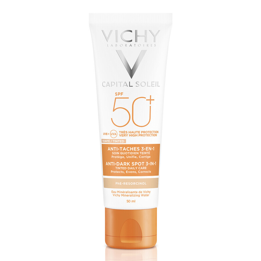 Vichy Capital Soleil Anti-Pigmentierungs-Farbcreme mit SPF 50+, 50 ml