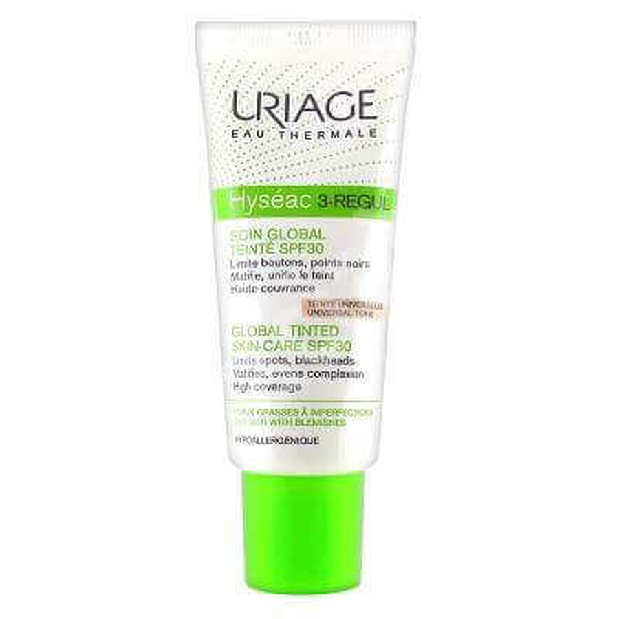 Uriage Hyséac - 3-Regul Colorato SPF30 Pelle Grassa o A Tendenza Acneica, 40ml