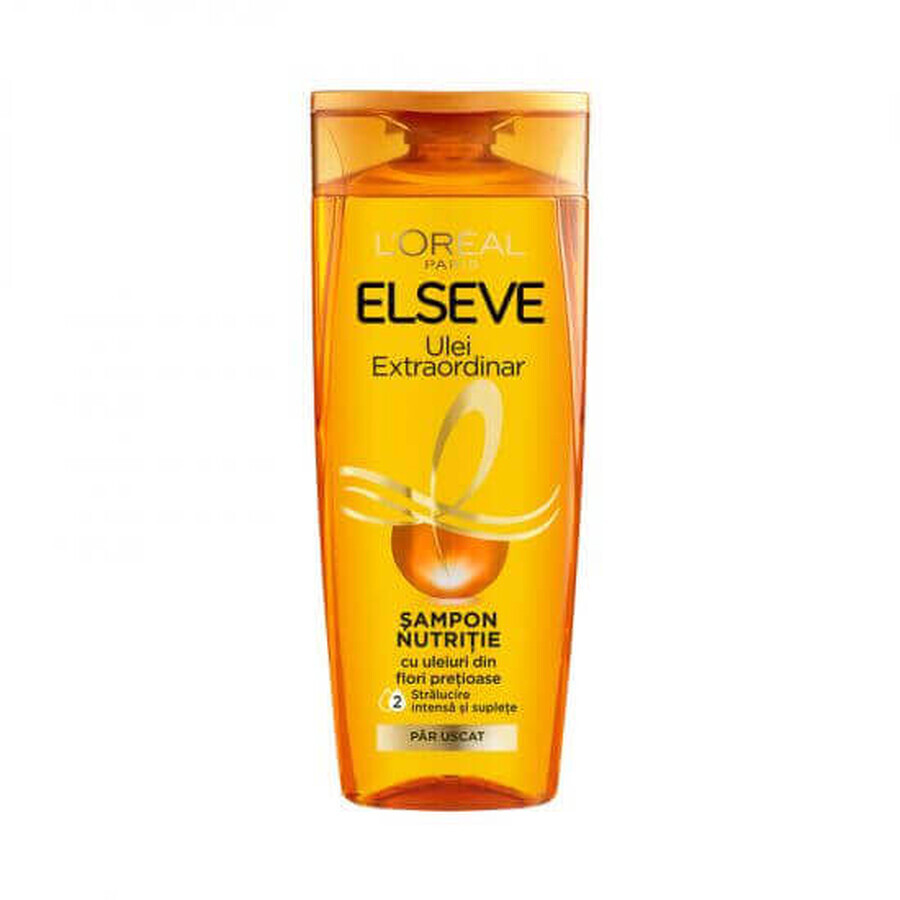 Shampoo nutriente con oli di fiori preziosi Extraordinary Oil, 250 ml, Elseve