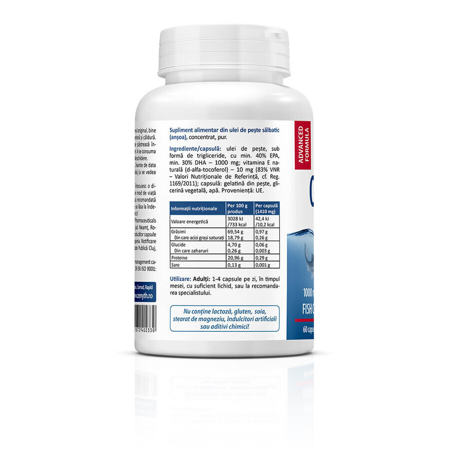 Omega 3 Marine, 60 capsule, Zenyth