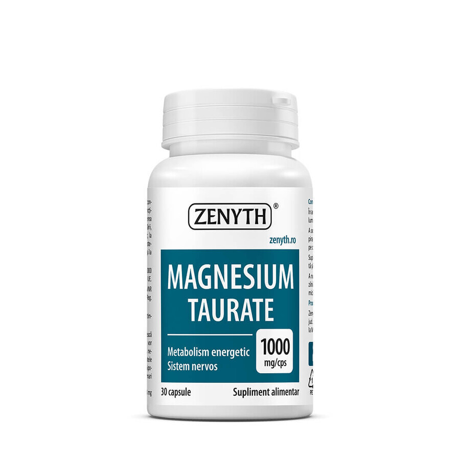 Magnesium Taurate, 30 capsule, Zenyth