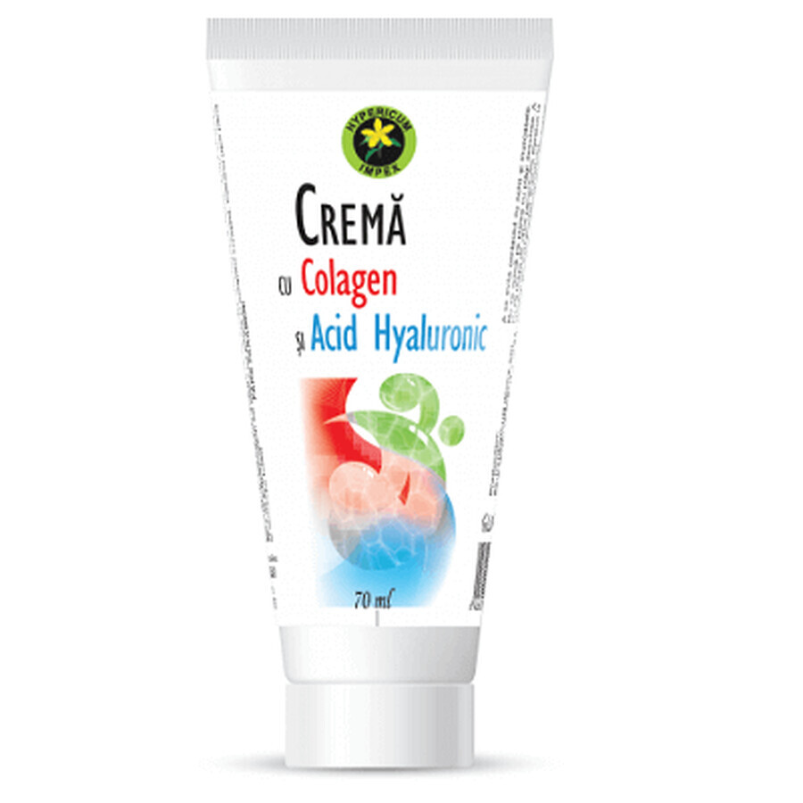 Crema con collagene e acido ialuronico, 70 ml, Hypericum