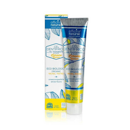 Dentifricio al limone, 75 ml, Officina Naturae