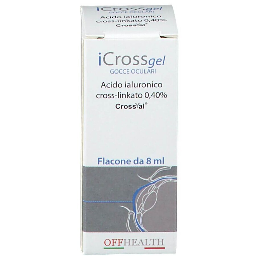 iCross gel Gocce Oculari, 8 ml, Off Italia