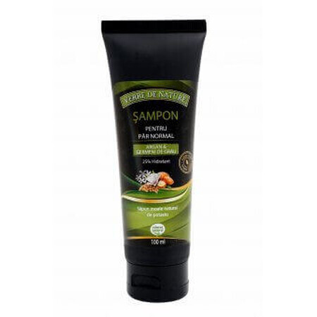 Shampoo per capelli normali con argan, germe di grano e complesso vegetale 100 ml, Verre de Nature