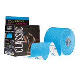 Premium kinesiological tape blue, 5 cm x 30 cm, REA Tape