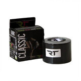 Premium kinesiology tape black, 5cm x 5m, REA Tape