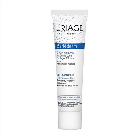 Crème avec SPF 50+ Bariederm Cica, 40 ml, Uriage