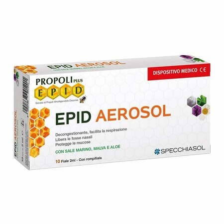 Specchiasol Epid - Aerosol Dispositivo Medico, 10 fiale x 2ml