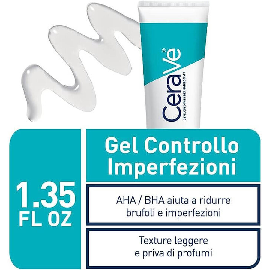 CeraVe Gel Controllo Imperfezioni Per Pelli a Tendenza Acneica, 40 ml 